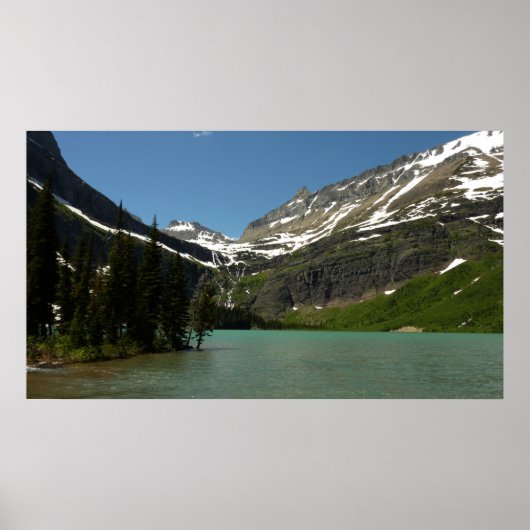 Grinnell See - Glacier Nationalpark Poster (Vorne)