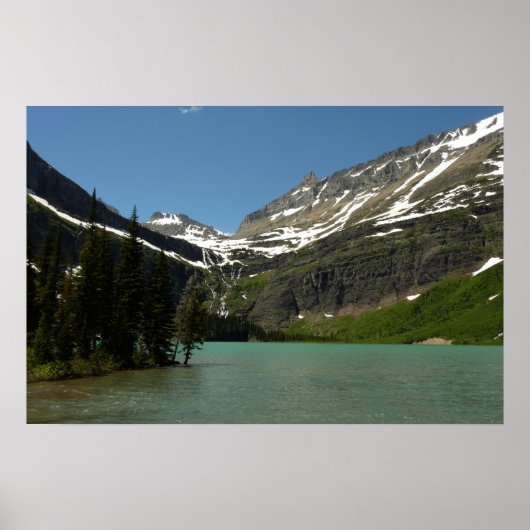 Grinnell See - Glacier Nationalpark Poster (Vorne)