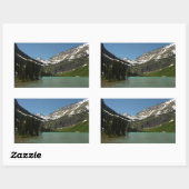 Grinnell See - Glacier Nationalpark Rechteckiger Aufkleber (Blatt)