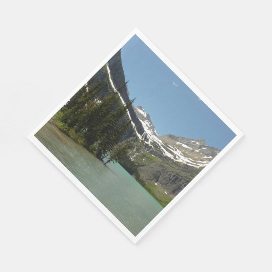 Grinnell See - Glacier Nationalpark Serviette (Ecke)