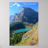 Grinnellsee und Angel Wing Mountain Poster (Vorne)