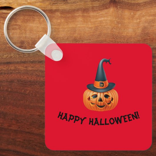 Grinnenkürbis Schlüsselanhänger (Vorderseite)