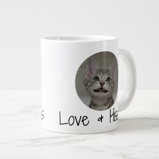 Grinnin' Francois auf einer riesigen Tasse (Vorderseite Rechts)