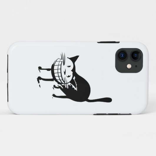 Grinning Cat Case-Mate iPhone Case (Rückseite (Horizontal))
