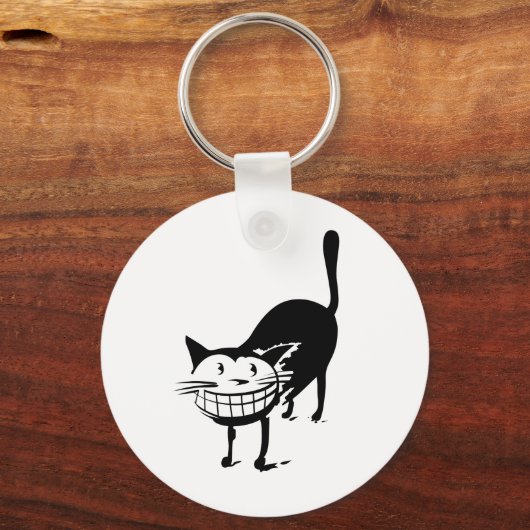 Grinning Cat Schlüsselanhänger (Vorderseite)