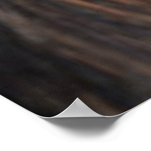 Grinning Chimpanze Poster (Ecke)