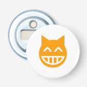Grinning Emoji Cat Flaschenöffner (Vorderseite)