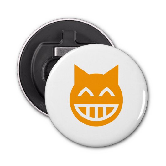 Grinning Emoji Cat Flaschenöffner (Vorderseite)