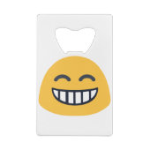 Grinning Emoji Geldbeutel Flaschenöffner (Rückseite)