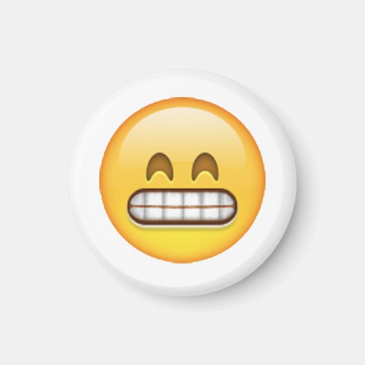 Grinning - Emoji Magnet (Vorne)