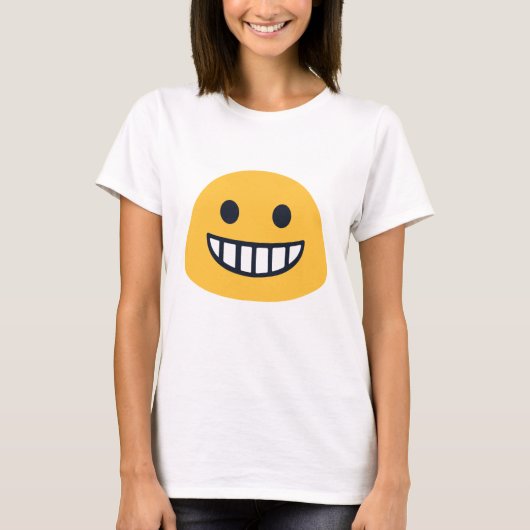 Grinning Emoji T-Shirt (Vorderseite)