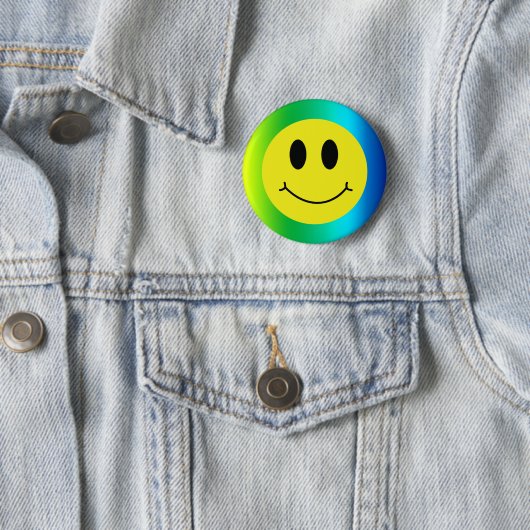 Grinning Face Classic Gradient Smile Emoji Button (Beispiel)
