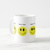 Grinning Faces Classic Happy Day Kaffeetasse (Vorderseite Links)