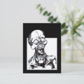 Grinning Ghoul Postkarte (Stehend Vorderseite)