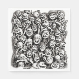 Grinning Ghouls - Papier Luncheon Servietten