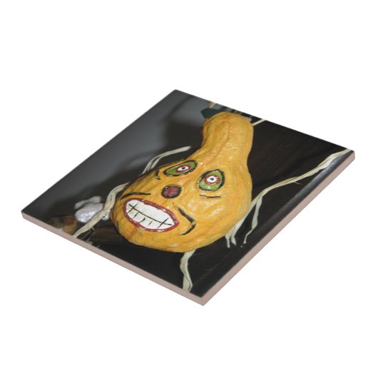 Grinning Gourd Fliese (Seite)