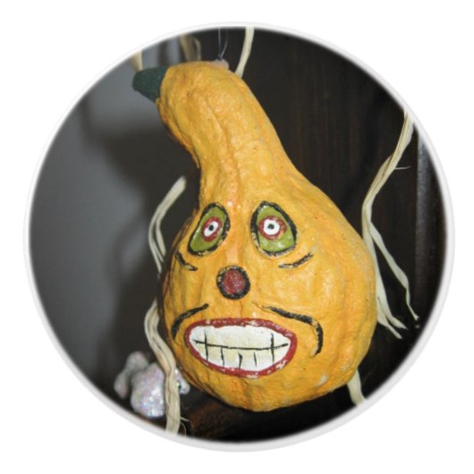 Grinning Gourd Keramikknauf (Vorderseite)