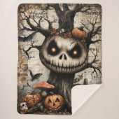 Grinning Grove - Wo Schatten lächeln Sherpadecke (Vorderseite)