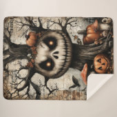 Grinning Grove - Wo Schatten lächeln Sherpadecke (Vorderseite (Horizontal))