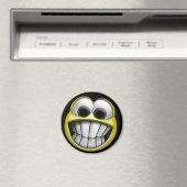 Grinning Happy Face Magnet (In Situ (Geschirrspüler))