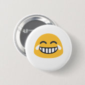 Grinning Joy Emoji Button (Vorne & Hinten)