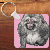 Grinning Monkey - Customizable Funny Gift  Schlüsselanhänger (Vorderseite)