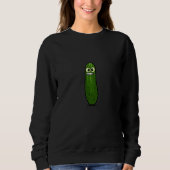 Grinning Pickle Face Sweatshirt (Vorderseite)