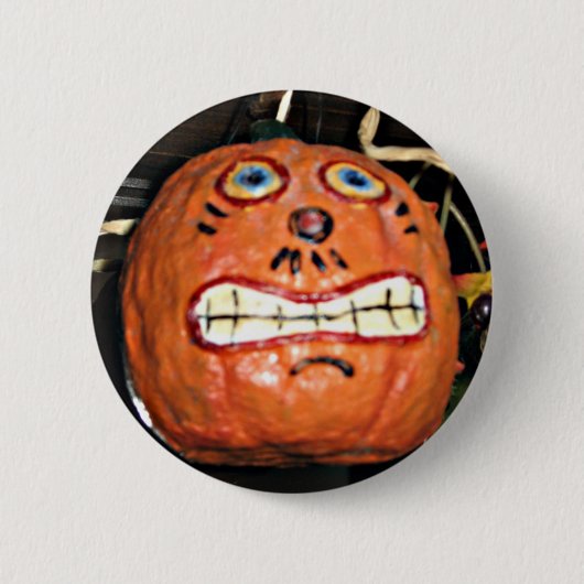 Grinning Pumpkin Button (Vorderseite)
