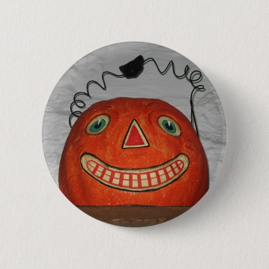Grinning Pumpkin Button (Vorderseite)