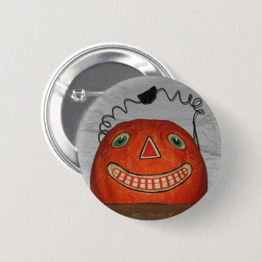 Grinning Pumpkin Button (Vorne & Hinten)