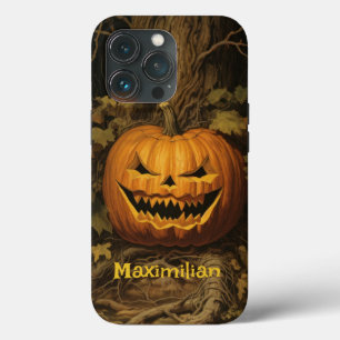 Grinning Pumpkin Halloween Dein Individuelle Name Case-Mate iPhone Hülle