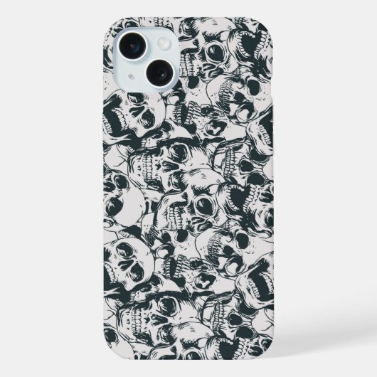 Grinning Skulls iPhone Hülle (Rückseite)