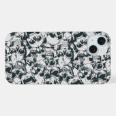 Grinning Skulls iPhone Hülle (Rückseite (Horizontal))