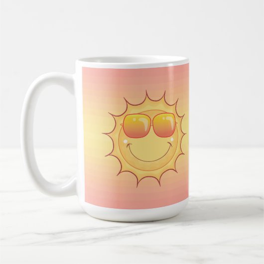 Grinning Sun Kaffeetasse (Links)
