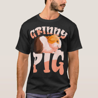 Grinnschwein für einen Züchter der Guinea T-Shirt