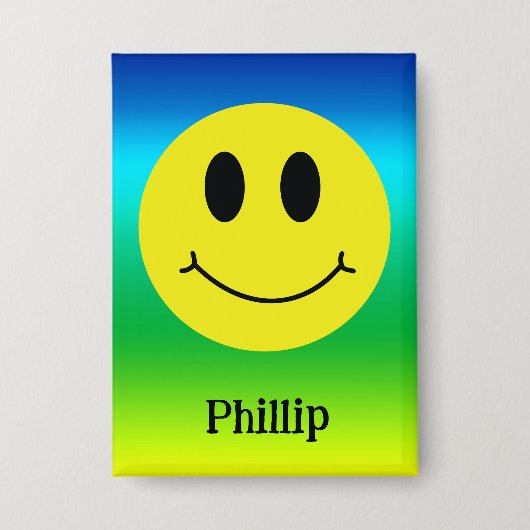 Grinnwand Classic Personalisiert Button (Vorderseite)