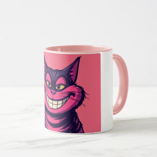 Grinsekatze Tasse (VorderseiteRechts)