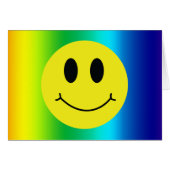 Grinsen Classic Gradient Grußkarte (Vorderseite (Horizontal))