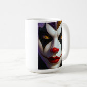 Grinsen des Mitternachtskarnevals Kaffeetasse (VorderseiteRechts)