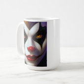 Grinsen des Mitternachtskarnevals Kaffeetasse (Vorderseite Links)