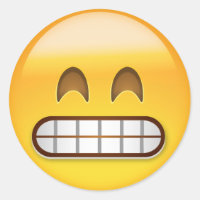 Grinsen mit lächelnden Augen Emoji