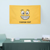 Grinsen mit offenen Augen Banner (Messeveranstaltung)