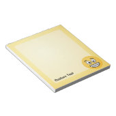 Grinsen mit Open Eyes Notepad Notizblock (angewinkelt)