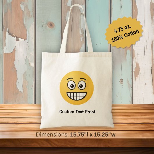 Grinsen mit Open Eyes Toag Tragetasche