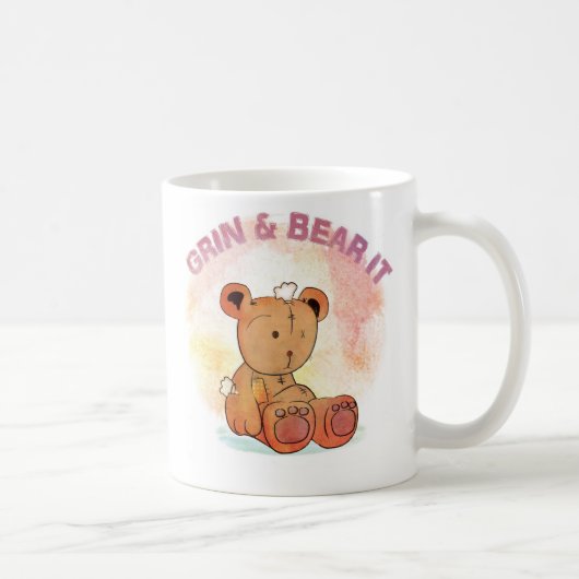 grinsen Sie und tragen Sie es Tasse (Rechts)
