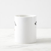 Grinsen und Bougie Kaffeetasse (Mittel)