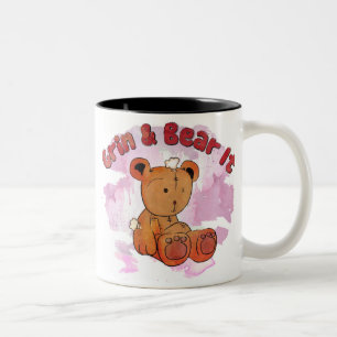 Grinsen und ertragen Sie es Tasse