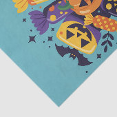 Grinsen von Jack-O' Lanterns Spooky Candy Hallowee Seidenpapier (Ausschnitt)