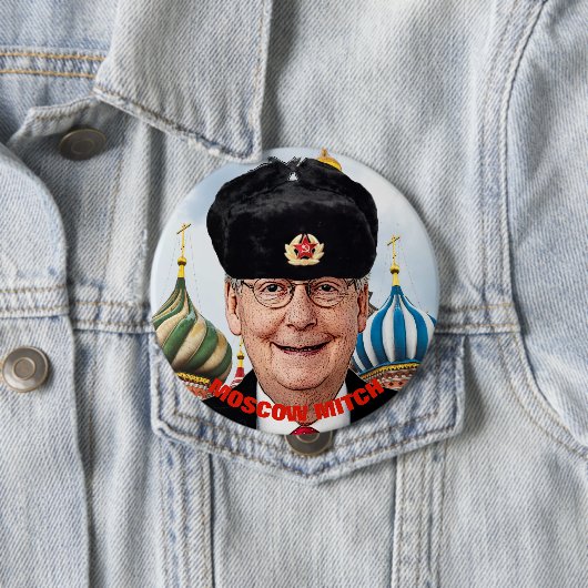 Grinsen von Moskau Mitch McConnell Button (Beispiel)
