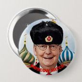 Grinsen von Moskau Mitch McConnell Button (Vorne & Hinten)